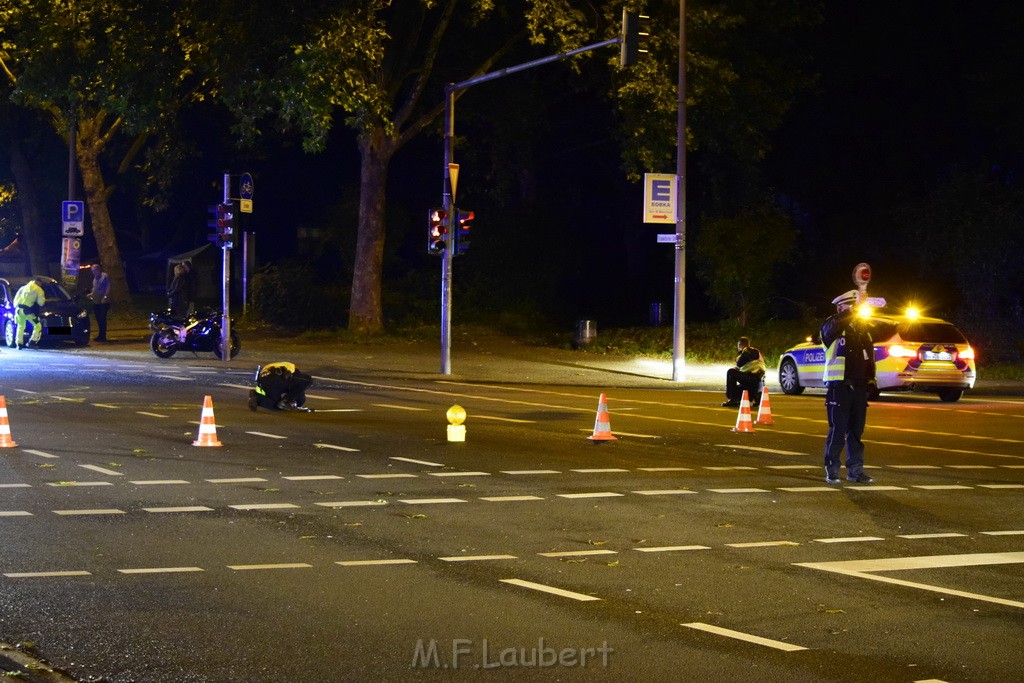 VU Pkw Krad Koeln Porz Wahn Frankfurterstr Heidestr P35.JPG - Miklos Laubert